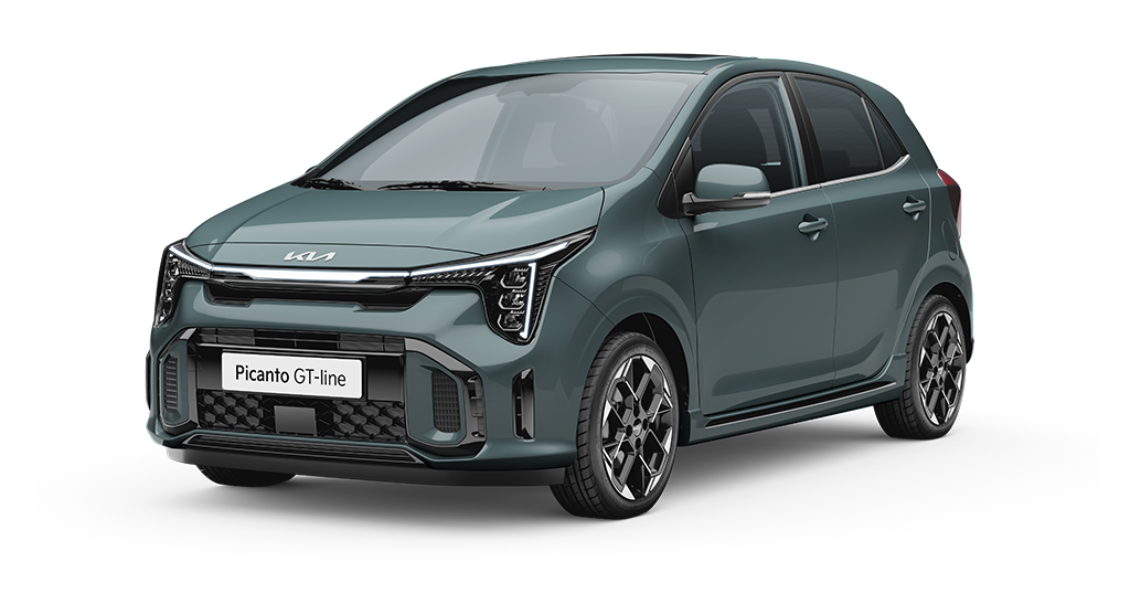 Der Kia Picanto GT-line, MMG, dunkelgrün